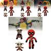 Cute Adorable Deadpool Wolverine Plush Toy Figurines For Kids Collectors