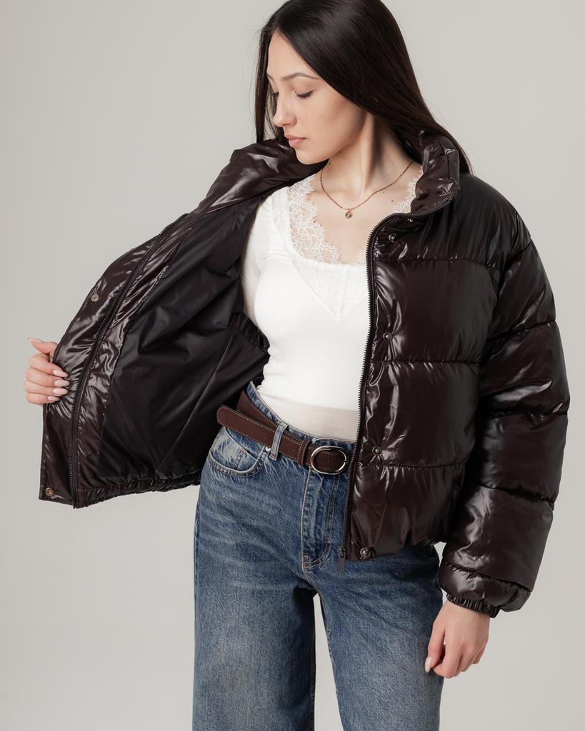 Куртка бомбер Julia 15600 42 шоколад