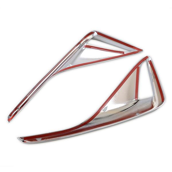 För Toyota C-HR CHR 2016-2019 Krom Bakre Bakljus Dimljus Lampa Kåpa Trim Ramar