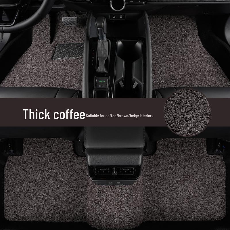 Anti-slip, Wear-resistant, Waterproof Coil Floor Mats for Xiaopeng MONAM03 2024-2025 Models - Durable and Car-specific.