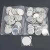 25/50 Piezas Kits de Insignias de Botón en Blanco de Hojalata de 37 mm – Medalla Metálica Brillante con Pin, Suministros de Manualidades Hechas a Mano para Crear de Forma Independiente