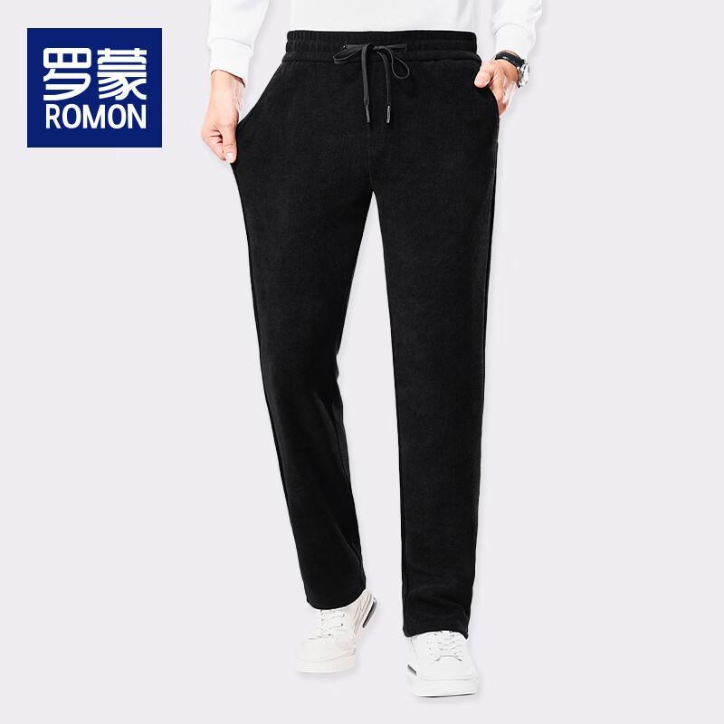 Romons Men s Fleece-Lined Winter Casual Pants WL921R 4XL