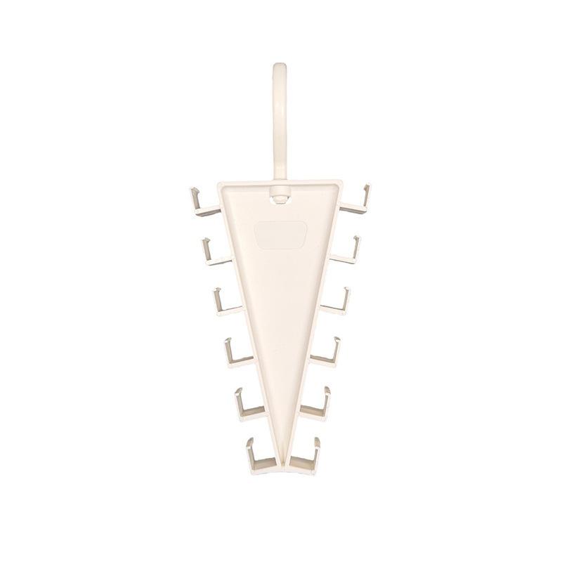 Dual-Sided V-Shaped Hanging Rack: Space-Saving Hook for Home & Dormitory Storage