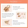 Bisaer Exquisite Butterflies & Dragonflies 3 Pair of Stud Earring Set for Women Fashion Jewelry