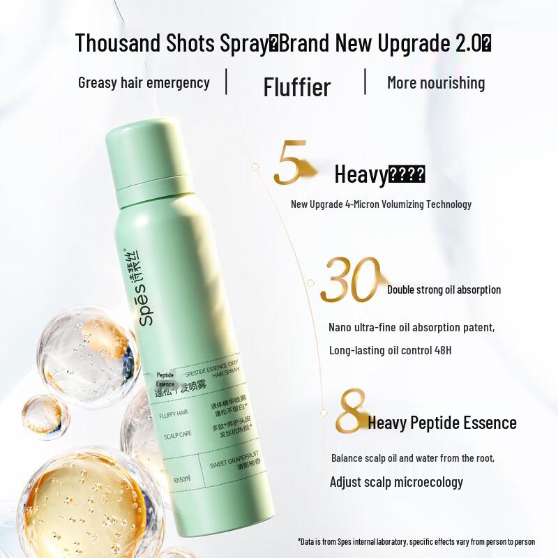 Spes Volumizing Dry Shampoo - Grapefruit Scent