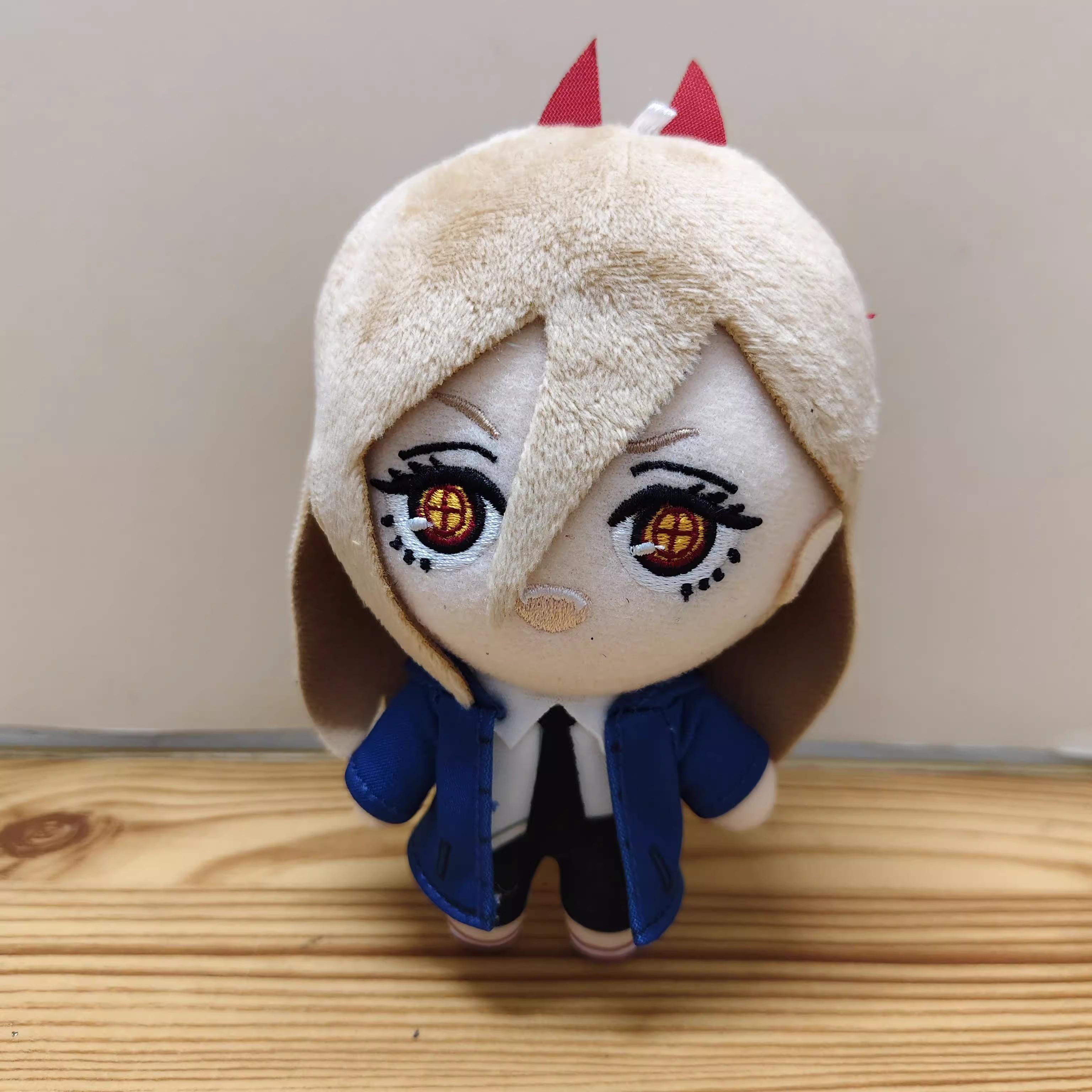 Neue Anime Denji Aki Hayakawa Power Plüsch Schlüsselanhänger Kleiner Anhänger Kinder Kuscheltiere Für Kinder 14cm