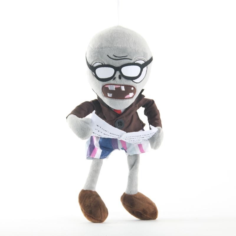 1pcs 30cm Plants Vs Zombies Plush Toys Doll Duck Hats Pirate Zombies Plush Soft Stuffed Toys for Children Kids Gifts