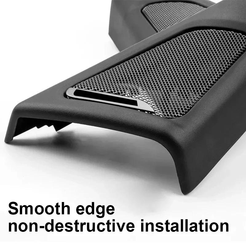 Car front door tweeter speaker cover For Bmw F10 F11 5 Series 2011-2017 520 523 525 528 Treble Horn Loudspeaker frame audio 65139184794