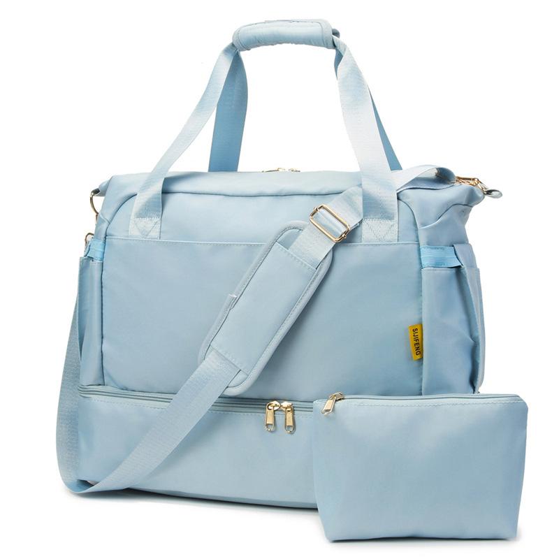New fitness duffel bag, breathable, waterproof and durable, dry and wet separation, large-capacity sports multi-functional maternity bag