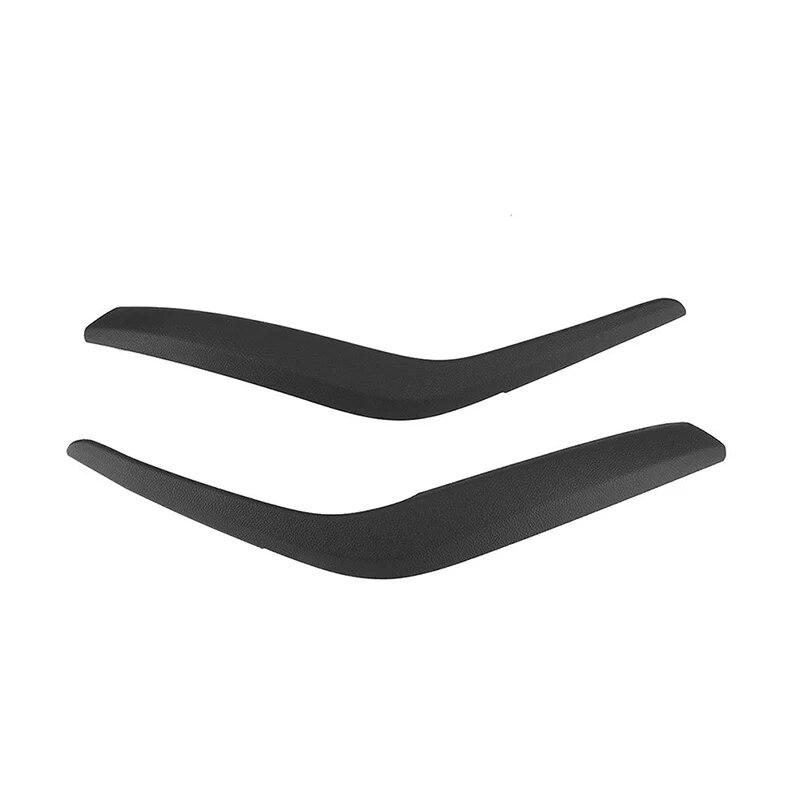 1 par de embellecedores de cubierta de Panel de tirador de manija de puerta Interior de coche negro para BMW X1 E84 2009 2010-2015 piezas de accesorios interiores 51412991775