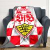 Custom Name Getafe FC Crest Blanket for Couch & Bed, Plush Cozy Fuzzy Blanket Super Soft & Warm Blankets for Fall and Winter. 0908249