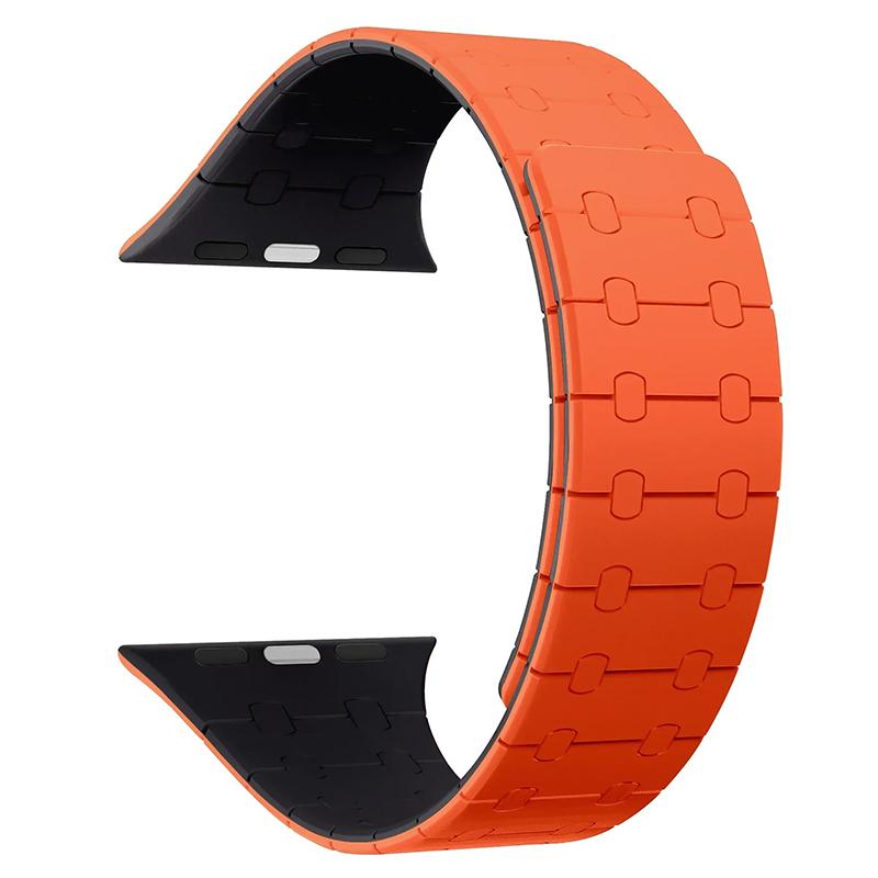 Silicone Magnetic Strap for Apple Watch Band Ultra 2 49mm 44mm 40mm S10 46mm 42mm 41mm 45mm Bracelet IWatch Series 9 8 7 6 SE 5