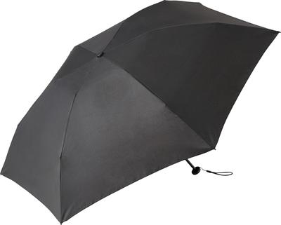Pearl Metal Folding Umbrella 100cm Main Rib 50cm 6 Ribs Ultra Light 100g Shape Memory Shape Stable Fabric Manual Black Open/Close N-7676