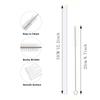Replacement Straws for Stanley 40 Oz Cup Tumbler, 12 Pack Clear Reusable Plastic Straws, 2 Straw Brushes,for Stanley Cup