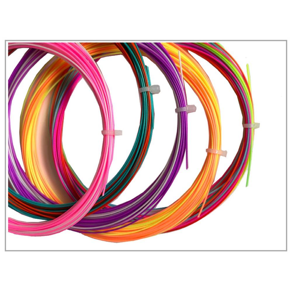 0.73mm Badminton Racket Strings Elastic Colorful Racket Line Professional Training