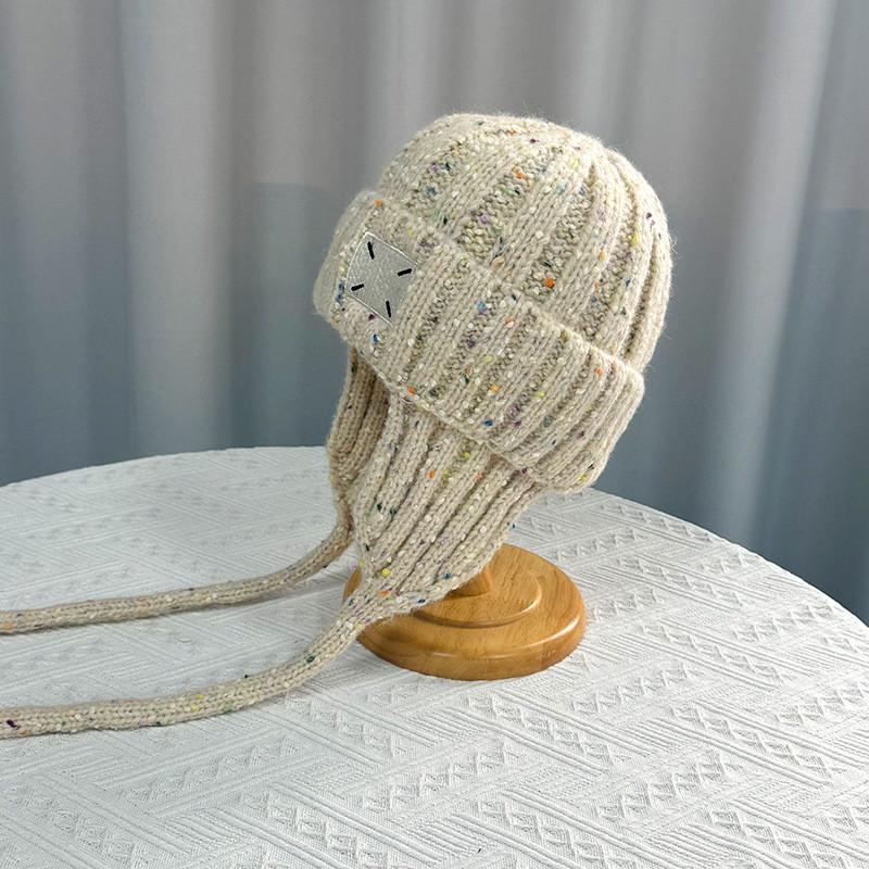 Knitted Winter Beanie Hat For Women With Ear Protection Stylish Casual For Autumn And Winter