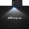 AAVY1 1/2PCS Compatible Compatible for Fiat Abarth Panda Punto Bravo Tipo Stilo Logo LED Courtesy Lamp Car Door Welcome Light Ghost Shadow Light