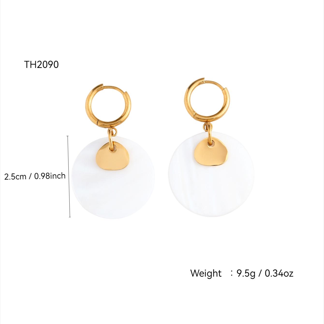 

Летняя пляжная коллекция Модные элегантные винтажные серьги-пусеты из нержавеющей стали с покрытием из 18-каратного золота и цирконом для женщин