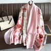 New silk scarf female fashion thin section temperament sunscreen sarong beach towel scarf scarf sarong