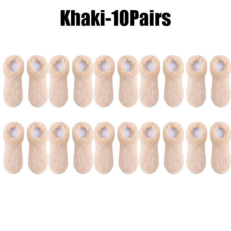 Womens Winter Slipper Socks Non Slip Grip Thermal Fuzzy Floor Socks Cozy Indoor Sleep Socks Thick Plush Fleece Lined Ankle Socks
