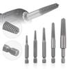 10pc Hexagonal Shank Broken Head Screw Extractor Screw Broken Head Screwdriver for Taking Out Electric Drill Tool Set