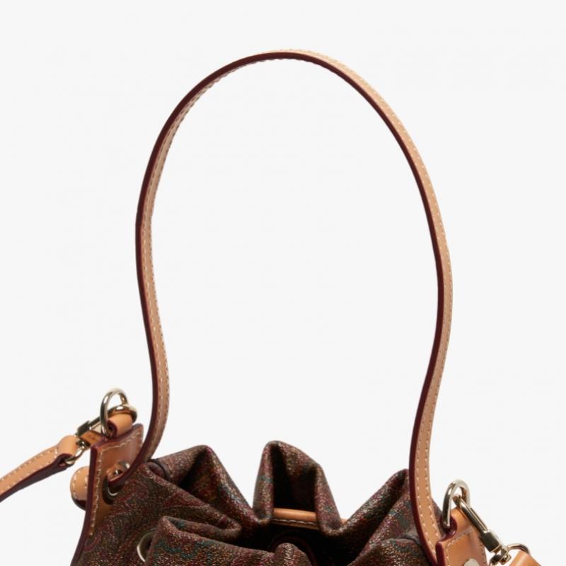 Bolso de Hombro Tipo Cubo Jacquard Paisley Etro R0369