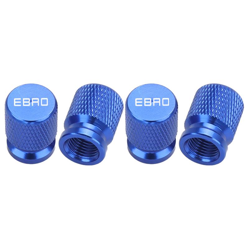 

4Pcs Car Wheel Tire Valve Caps Tyre Stem Cover Airdust Waterproof Car Accessories for Chery EBRO S400 S700 S800 Phev синий