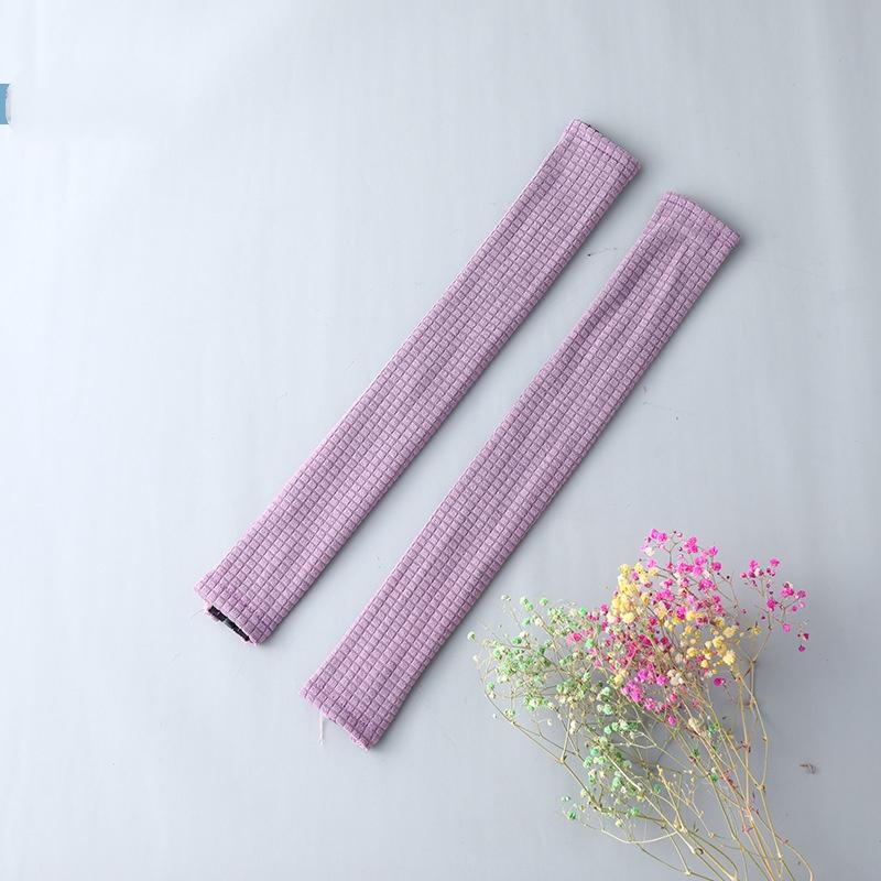 One Pair Solid Color Universal Waterproof Office Chair Armrest Cover Home Elastic Stain-Resistant Zipper Sleeve