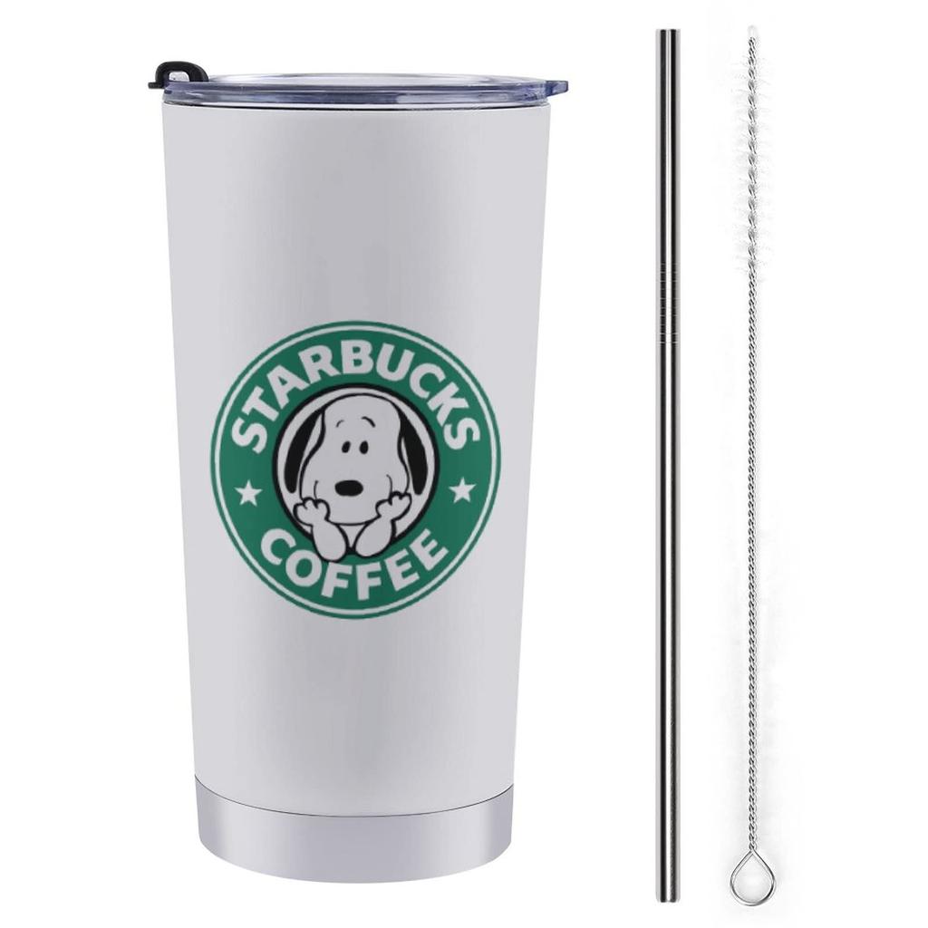 Snoopy Mug, Coffee Cup, Insulated Coffee Cup, Stainless Steel Tumbler with Lid, Portable, Direct Drip, Perfect for Gifts, Car Use, Character Goods,