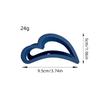 Frosted Love Heart Shaped Hair Claw Korean Fashion Women Girl Hairpins Hair Claw Barrettes Solid Color Headwear Hair Accessories