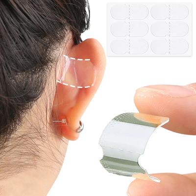 60 Piezas Corrector Cosmético de Oreja Resuelve El Problema de La Oreja Grande Soportes para Oreja Grande Adhesivo Automático Pegatinas Cosméticas para Orejas Cinta para Orejas