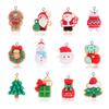 Mini random creative Christmas resin pendant, fun DIY clothing, shoe decoration, Christmas atmosphere accessories