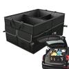 60 L Portable Folding Car Trunk Storage Box 600D Oxford Cloth Multifunctional Car Trunk Storage Box With Partition And Handle