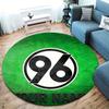 Hannover 96 Custom Name Round Area Rug,Carpet Rug for Living Room Bedroom Sofa Playroom Decor,Non-slip Floor Mat