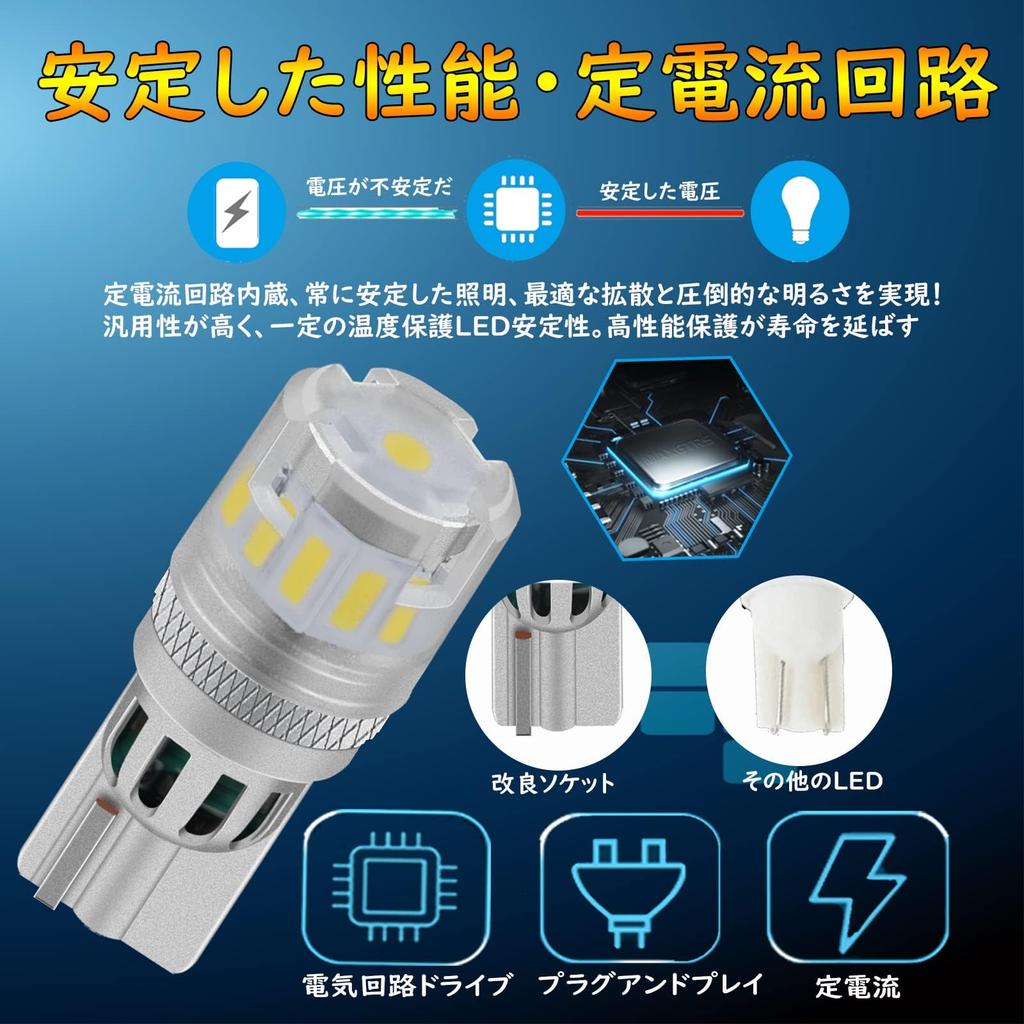 Briteye T10 LED Weiß Explosive Hohe Helligkeit LED Raumlampe, 360 Grad toter Winkel