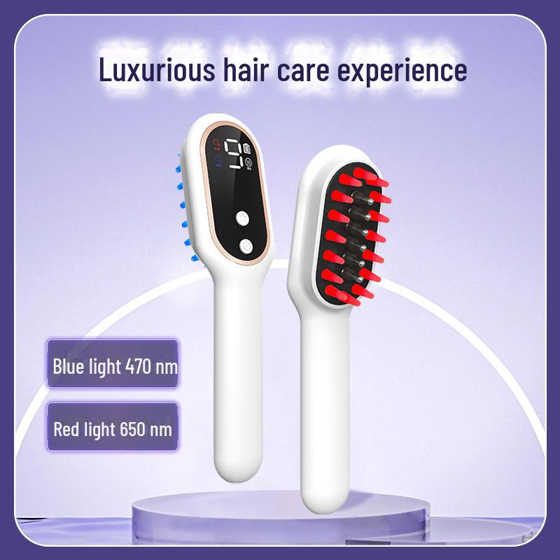 Red and Blue Light Therapy Electric Massage Hair Comb