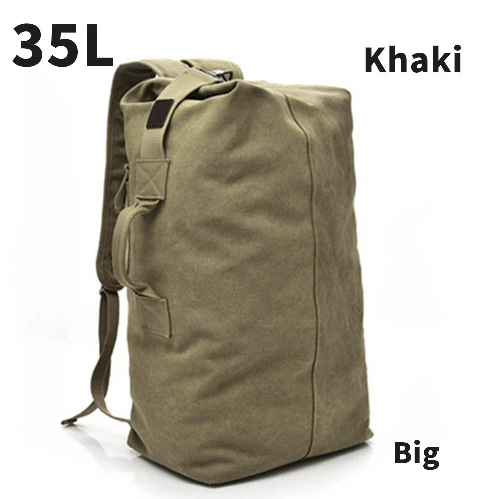 Large Travel Climbing Bag  Backpack Women Bags Canvas Bucket Bag Shoulder Sports Bag Male Outdoor