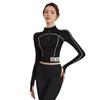 2025 Damen Yoga Fitnessanzug: Langärmiges Lauf- & Pilates-Top