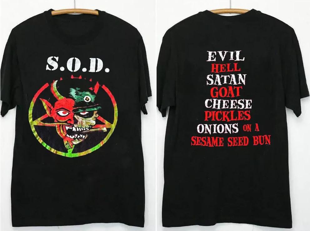 S.O.D. Band Vintage Stormtroopers Of Death T-shirt size S-5XL XXL