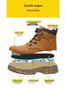 Steel Toe Anti-Smash Safety Shoes with Puncture-Resistant Technology, Lightweight & Comfortable Shock-Absorbing Work Shoes
