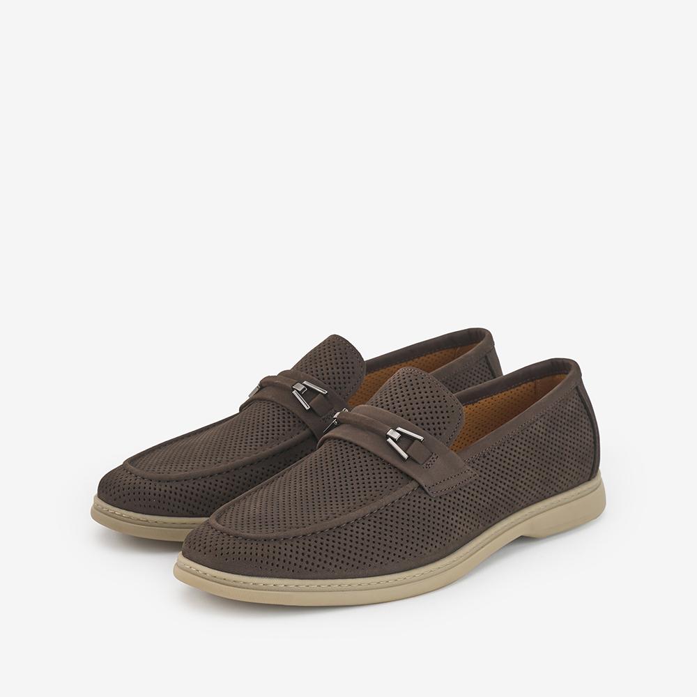 Daks Shoes Men'S Perforated Loafers Djr601Na22