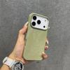 Business Commute Flannel Fabric Magnetic Charging Hard Case For IPhone 17Pro Max Air 16 15 13 14 12 Alloy Button Anti-drop Cover