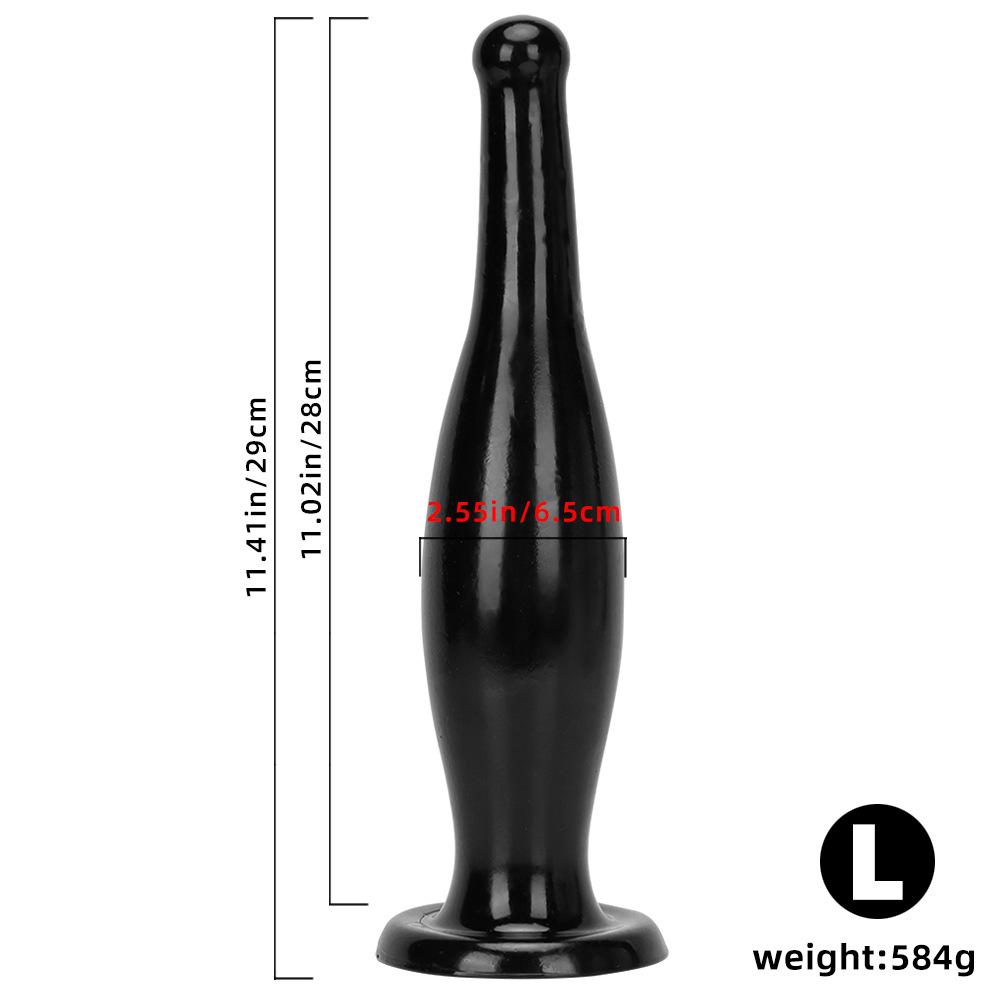 Large Head Extra Long Female Dildo Posterior Male Anal Plugs Out Wear Anal Strips Practice Anal Dilation Tool Sex Toys