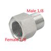 1 pezzo Acciaio Inossidabile SS304 Raccordo Tubo Resistente ad Alta Pressione M10 M14 M16 1/8" 1/4" 3/8" 1/2" BSP Filettatura Maschio Femmina
