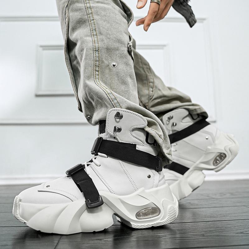 Hohe neue unsichtbare Innen-Höhensteigerung Luftpolster Freizeit Dicksohlige Papa Trendige Schuhe