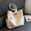 All-matching Women's Tote Bag Nylon Shoulder Large-capacity Commuting Casual Solid Color Simple Portable Female