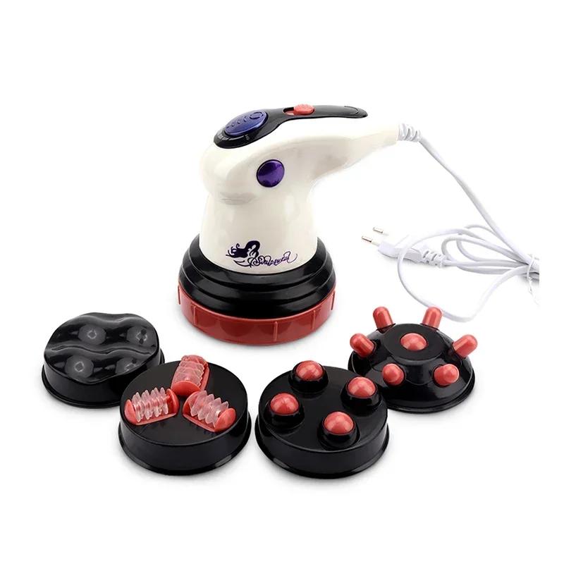 

4 IN 1 Infrared Electric Anti-Cellulite Massager Home Gun Body Slimming&Relaxing Muscle 3D Roller Device Weight Loss Fat Remove AU PLUG фиолетовый