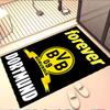 Alfombra Estampada Borussia Dortmund, Alfombra de Piso Lavable, Para Entrada Dormitorio Lavadero Oficina Estudio, Decoración del Hogar Regalo de Cumpleaños Navidad