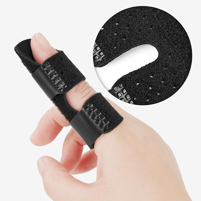 1Pcs Adjustable Finger Corrector Splint Steel Plate Pain Relief Finger Brace Support Hand Splint Fix Strap Protector Breathable