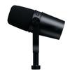 Microfono Portatile MV7X USB XLR per Podcast Riduzione Rumore per Podcasting Registrazione Live Streaming Uscita Cuffie Integrata Tutto Metallo NERO Microfono Dinamico